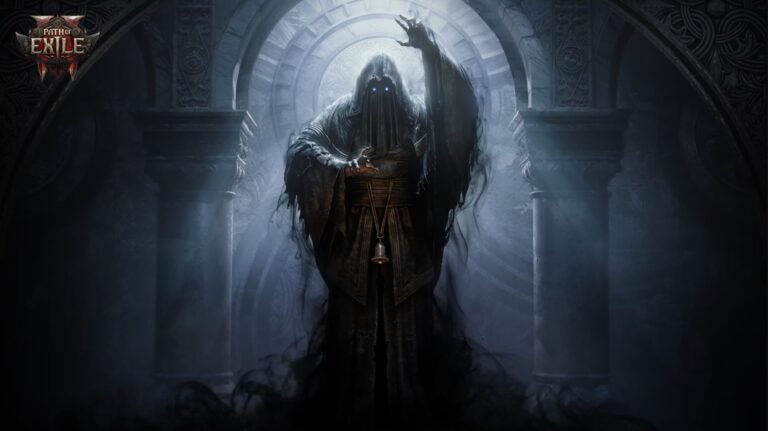 Path of Exile 2 featured image, showcasing the game's dark fantasy world and complex gameplay mechanics, with a mix of action and RPG elements, set to be a major player in the UK gaming market