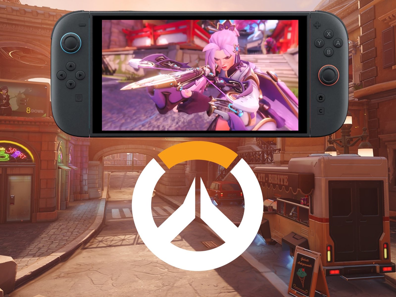 Overwatch Switch 2 gameplay screenshot with blurriness and input lag issues, highlighting the need for a performance patch to improve the gaming experience in the UK