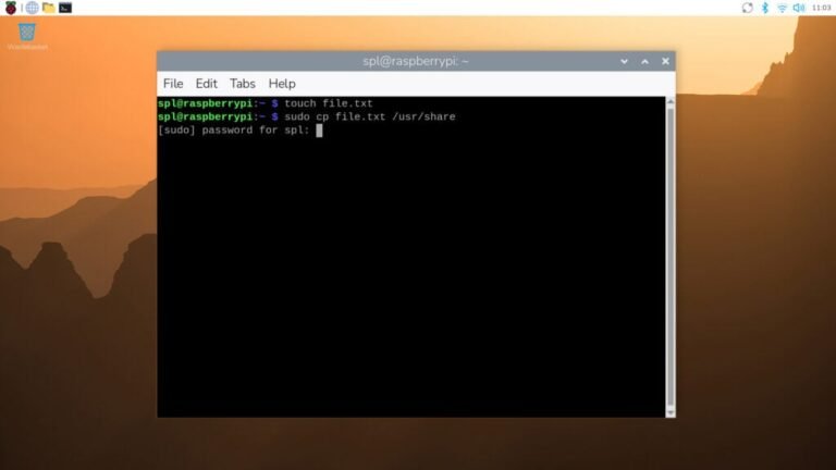 A Raspberry Pi device with a screen displaying the new update, focusing on the security enhancements and bug fixes, with a UK flag in the background, highlighting the relevance to UK users