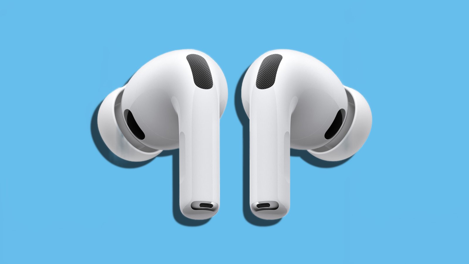 The AirPods Pro 3 wireless earbuds, featuring a sleek design and advanced noise-cancellation technology, perfect for listening to music or taking calls on-the-go in the UK, with a focus on Active Noise Cancellation and heart rate monitoring.
