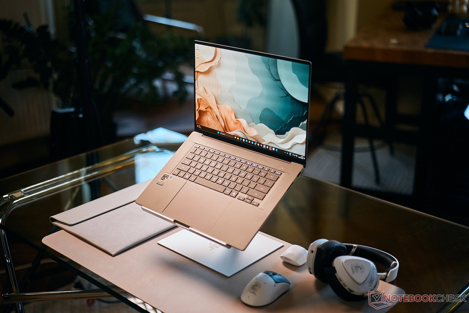 The Asus Zenbook A16 features a stunning OLED screen and sleek design, making it a top choice for UK users who demand a powerful and portable laptop with a vibrant colour display