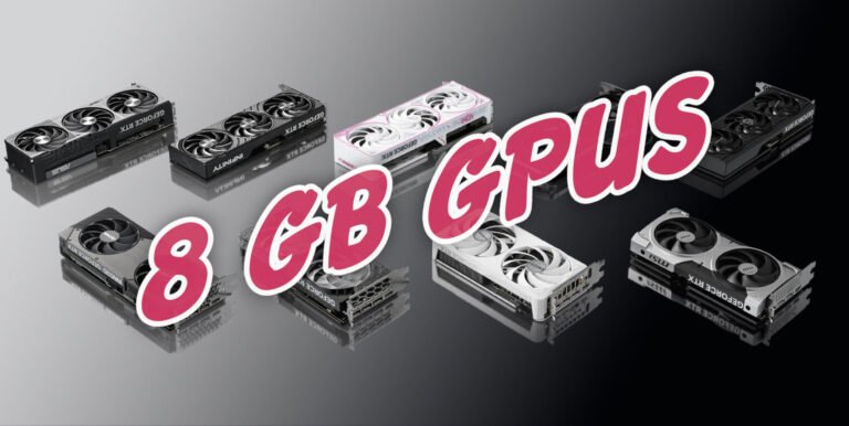 A close-up of a person holding a gaming controller, with a PC in the background, highlighting the importance of affordable gaming hardware in the UK, with a focus on 8 GB GPUs and budget gaming