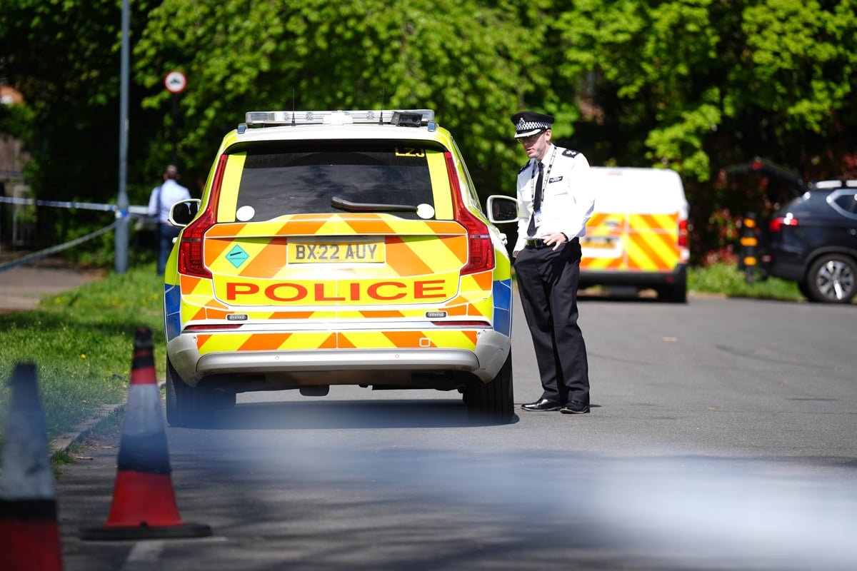 A synagogue in north London that was targeted in an arson attack, with firefighters and police officers at the scene, highlighting the importance of community cohesion and the need to prevent hate crimes