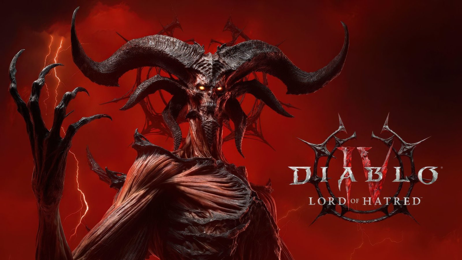 Diablo IV: Lord of Hatred expansion pack featuring a dark and ominous landscape with a haunting figure in the distance, set in the UK gaming scene