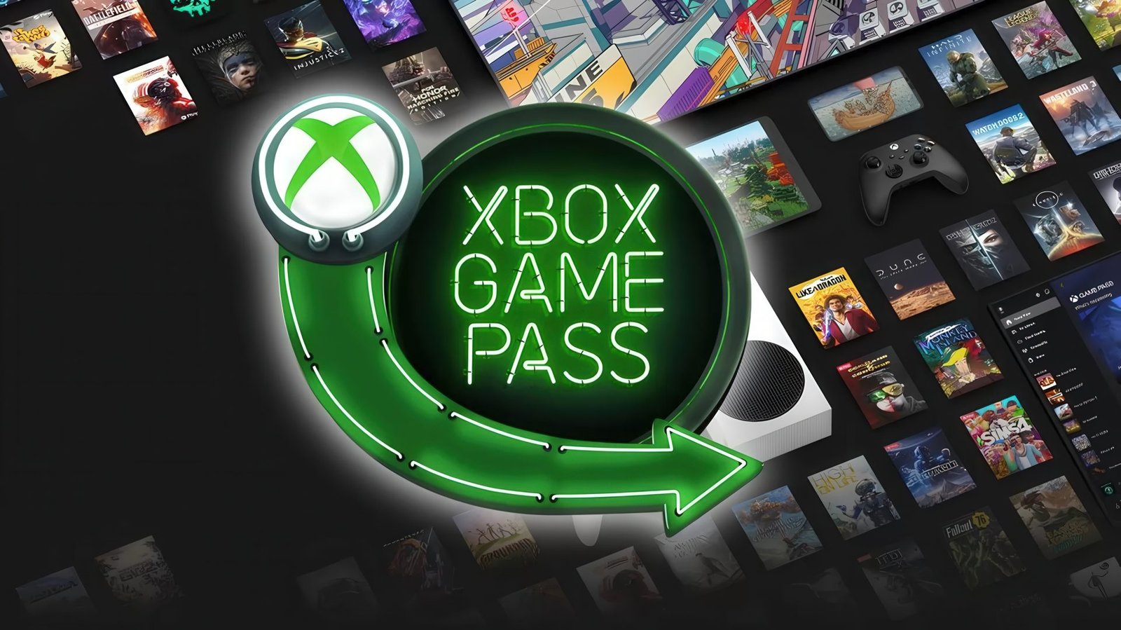 Xbox Game Pass UK flexible plans featured image, showcasing a range of games and subscription options, with a focus on the UK gaming market and consumer behaviour