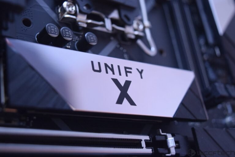 MSI MEG X870E Unify-X MAX motherboard with 128 GB DDR5 memory, showcasing its impressive overclocking capabilities and advanced design, perfect for UK enthusiasts and overclockers