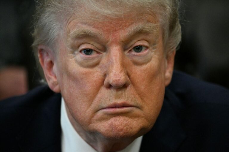 Photograph of the White House with a subtle background image of Donald Trump, symbolising the seat of presidential power and authority in the United States, with the primary keyword phrase presidential power