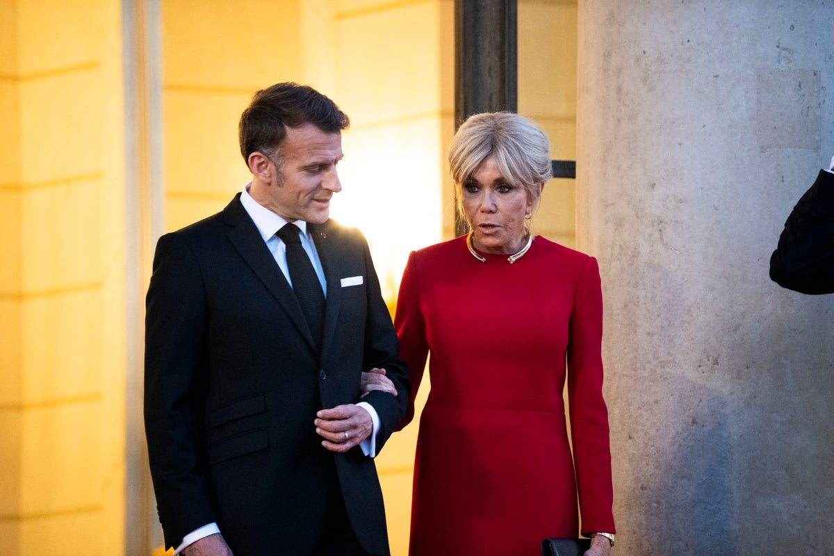 Brigitte Macron, the wife of French President Emmanuel Macron, smiles as she attends an official event, her elegance and poise on full display as she embodies the role of first lady, with her refined features and stylish colour palette, a true icon of French sophistication and charm, and a testament to the enduring power of kindness and compassion in the face of adversity, with a deep understanding of the complexities of the world and its many challenges, and a commitment to making a positive difference, with a strong sense of purpose and direction.