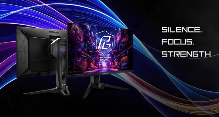 The ASRock PG27QFW2A gaming monitor features a 27-inch display size with a fast IPS panel, bringing 400 Hz refresh rate to the 2K resolution, perfect for UK gamers who require a high-performance display with excellent colour accuracy and wide viewing angles, the primary keyword is gaming monitors.