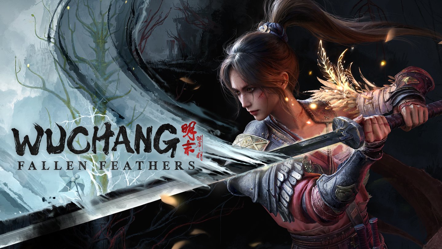 A descriptive image of a warrior in the WUCHANG: Fallen Feathers game, with a sword and shield, set against a backdrop of a ancient Chinese-inspired landscape, highlighting the primary keyword WUCHANG: Fallen Feathers