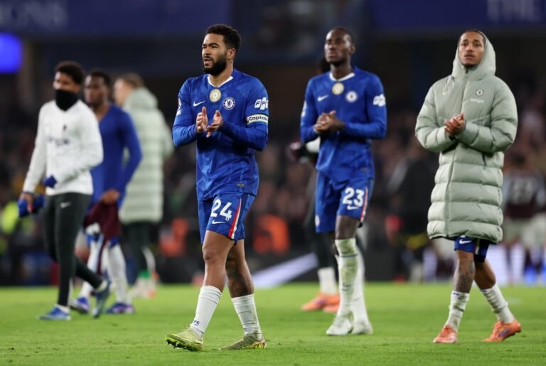 Chelsea FC in action during Premier League match