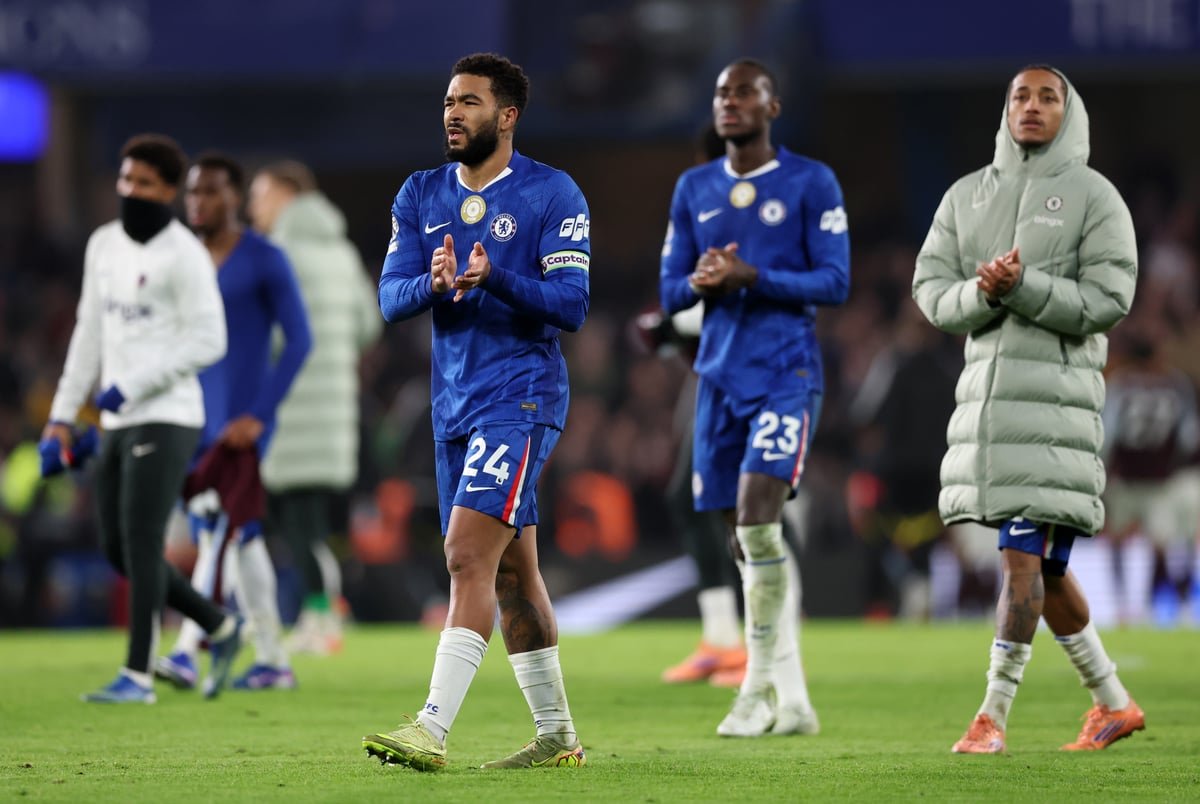Chelsea FC in action during Premier League match