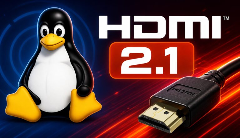 AMD Radeon GPU with HDMI 2.1 support on Linux in the UK, featuring improved colour and behaviour, with Valve's involvement in the development