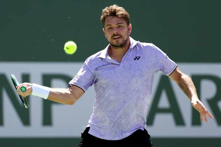 Stan Wawrinka in action on the tennis court
