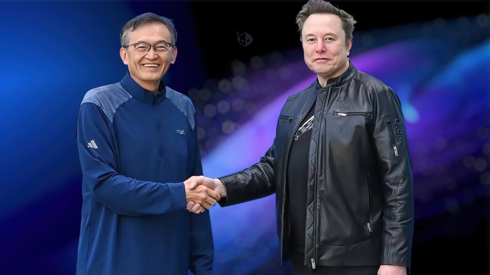 Elon Musk visiting Intel's Oregon Fab, a state-of-the-art facility producing cutting-edge chips, including Panther Lake CPUs on 18A, with a focus on AI chip supply and the UK tech industry