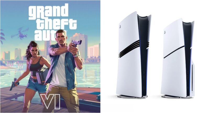 GTA 6 gameplay screenshot featuring a cityscape with a car driving down the road, set against a backdrop of towering skyscrapers and bustling streets, with a focus on the game's open-world design and immersive storyline, highlighting the potential for a $1,000 console price shock in the UK