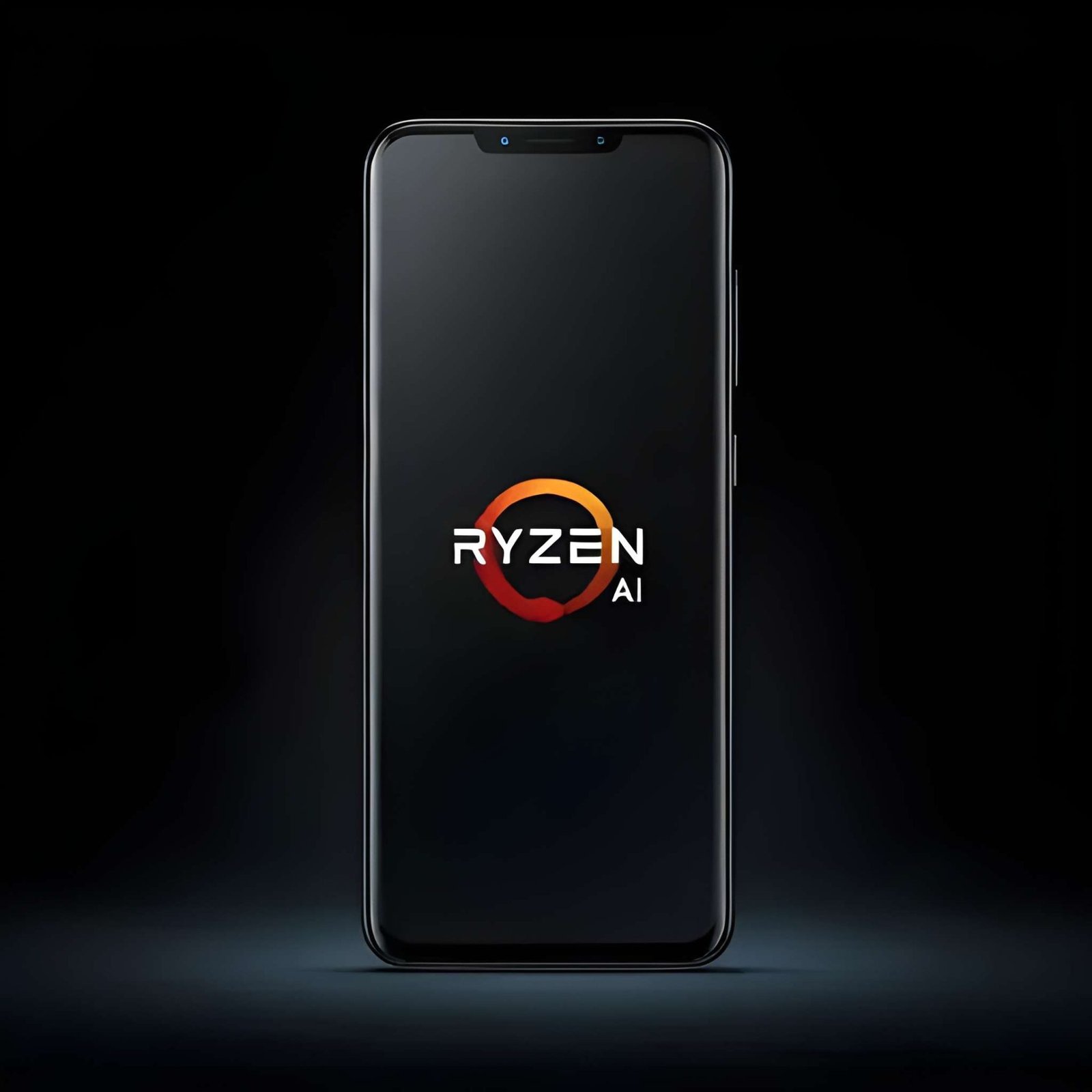 AMD's CEO Lisa Su standing in front of a screen displaying the company's latest smartphone processors, with a subtle background image of the UK flag, symbolising the company's growing presence in the UK smartphone market, amidst a chronic DRAM shortage and shrinking demand for new devices