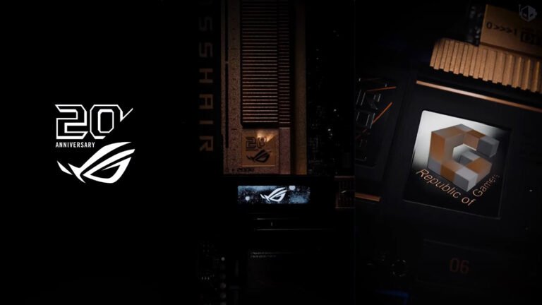 The iconic copper heatsink design of the 2006 ROG Crosshair motherboard, revived for the 20th anniversary edition, featuring a unique blend of nostalgic charm and modern specifications, perfect for UK gamers and enthusiasts of the ROG series