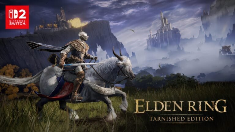 Elden Ring on Switch 2, with a dark fantasy setting and stunning visuals, promising an immersive gaming experience in the UK, with the primary keyword being Elden Ring