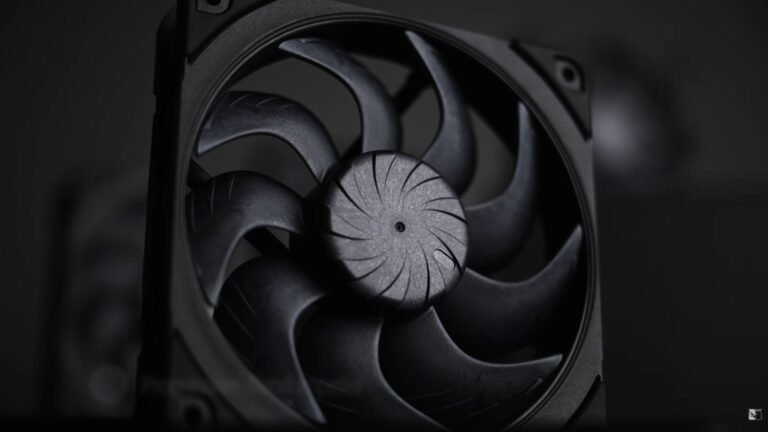 The Noctua NF-A12x25 G2 Chromax.Black fan is a high-performance PC component with a sleek all-black design, perfect for UK gaming setups. With its advanced technology and whisper-quiet operation, it's an essential component for any high-end PC build. The fan's black colour scheme complements any UK gaming setup, making it a popular choice among PC enthusiasts.