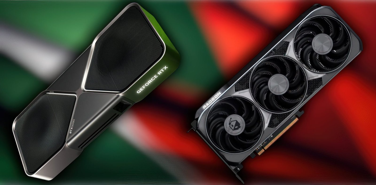 Image of a GPU with a decreasing price trend in the UK, showing a drop from 120% to 112% of September levels, indicating a stabilising hardware market with relief for UK consumers