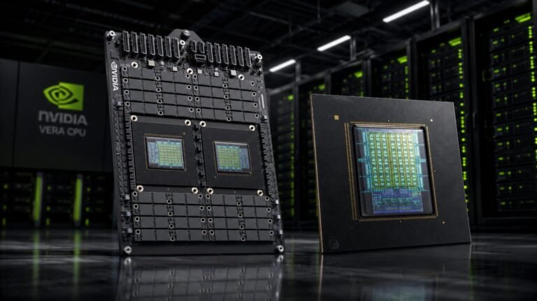 NVIDIA Vera CPU, a revolutionary AI-focused CPU, with the Groq 3 LPX LPU, set to transform the UK's AI landscape with its impressive performance and efficiency, ideal for Agentic AI workflows