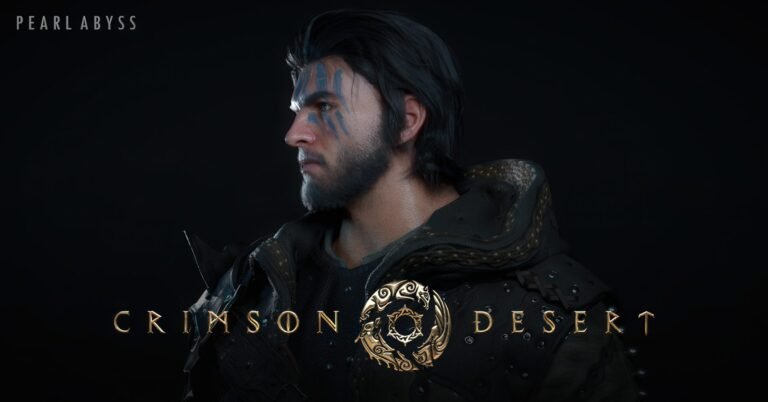 Crimson Desert gameplay screenshot, featuring a vast open world with a mix of desert and mountain landscapes, and a variety of characters and creatures, showcasing the game's unique art style and attention to detail, with a focus on the primary keyword, Crimson Desert