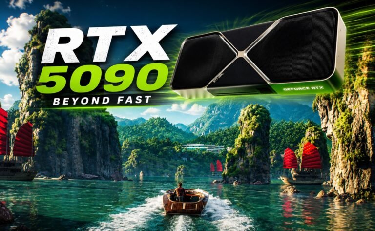 NVIDIA GeForce RTX 50 series graphics card with 007 First Light game code, offering a unique gaming experience in the UK with advanced technology and features