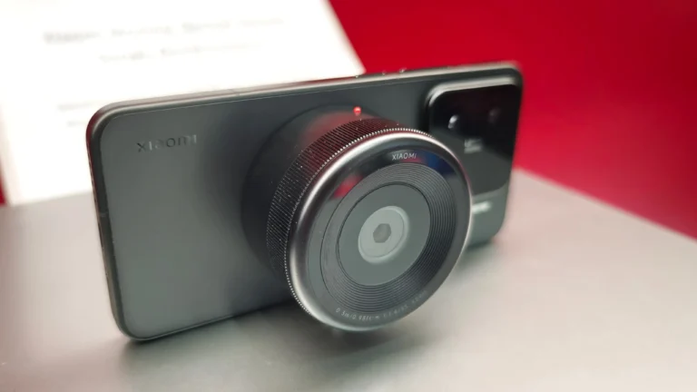 Xiaomi's modular camera lens concept features a sleek and seamless design, with a Fusion X Sensor and variable aperture, making it a game-changer in mobile photography
