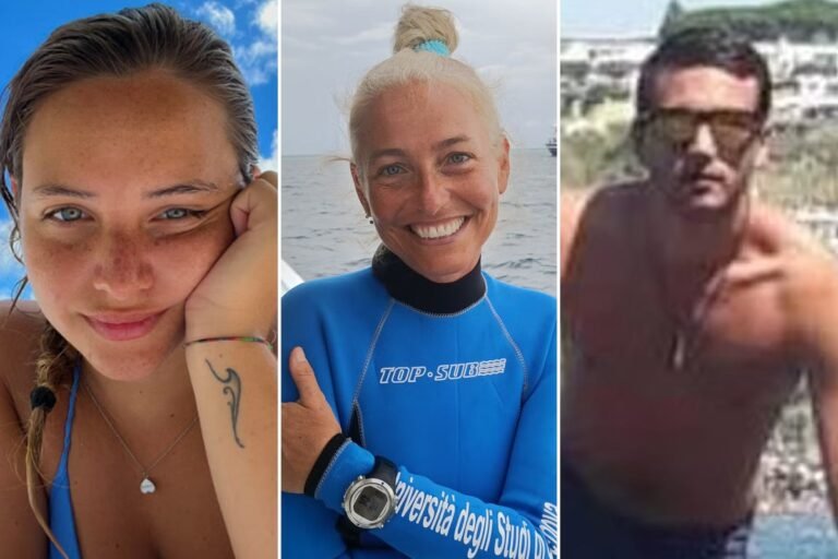 A group of divers exploring the underwater caves of the Maldives, surrounded by vibrant marine life and crystal-clear waters, with a focus on diving safety and responsible behaviour