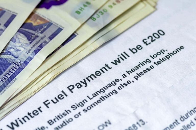 A senior citizen holding a pension statement, with a concerned expression, highlighting the importance of understanding the HMRC state pension charge and the option to opt out, which can help retirees manage their finances effectively and make the most of their pension