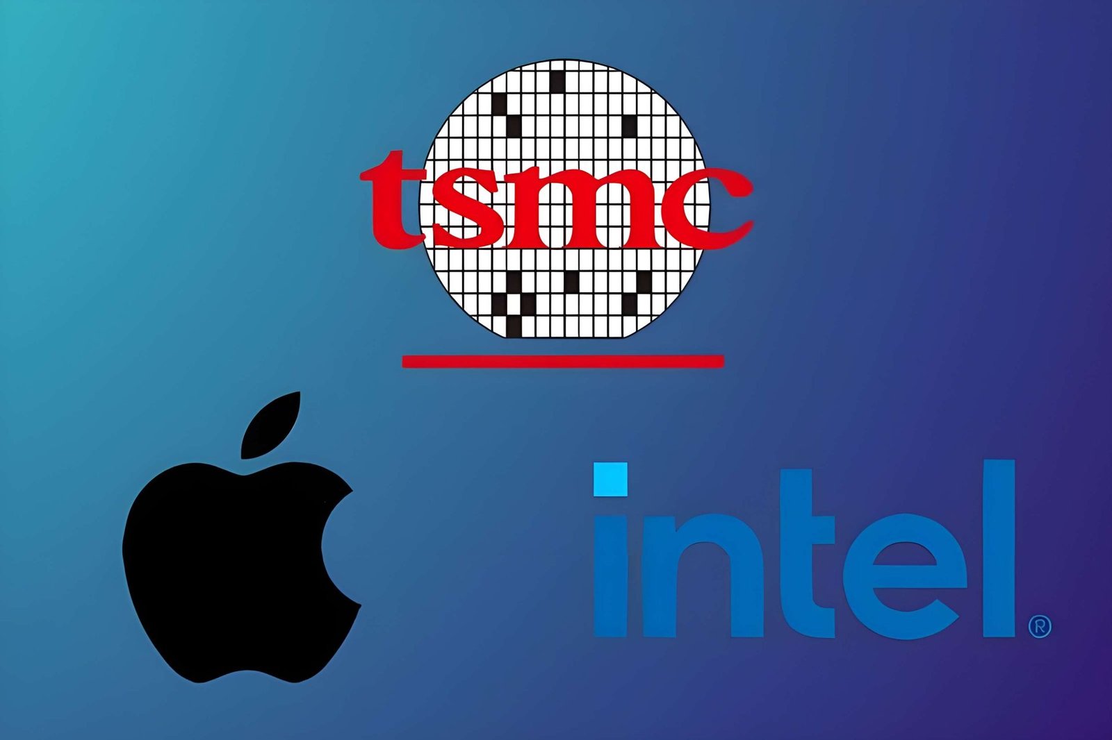 A high-tech chip fabrication facility, with rows of complex machinery and technicians in the background, highlighting the importance of TSMC in the UK's semiconductor industry, with a focus on chip fabrication and AI technology