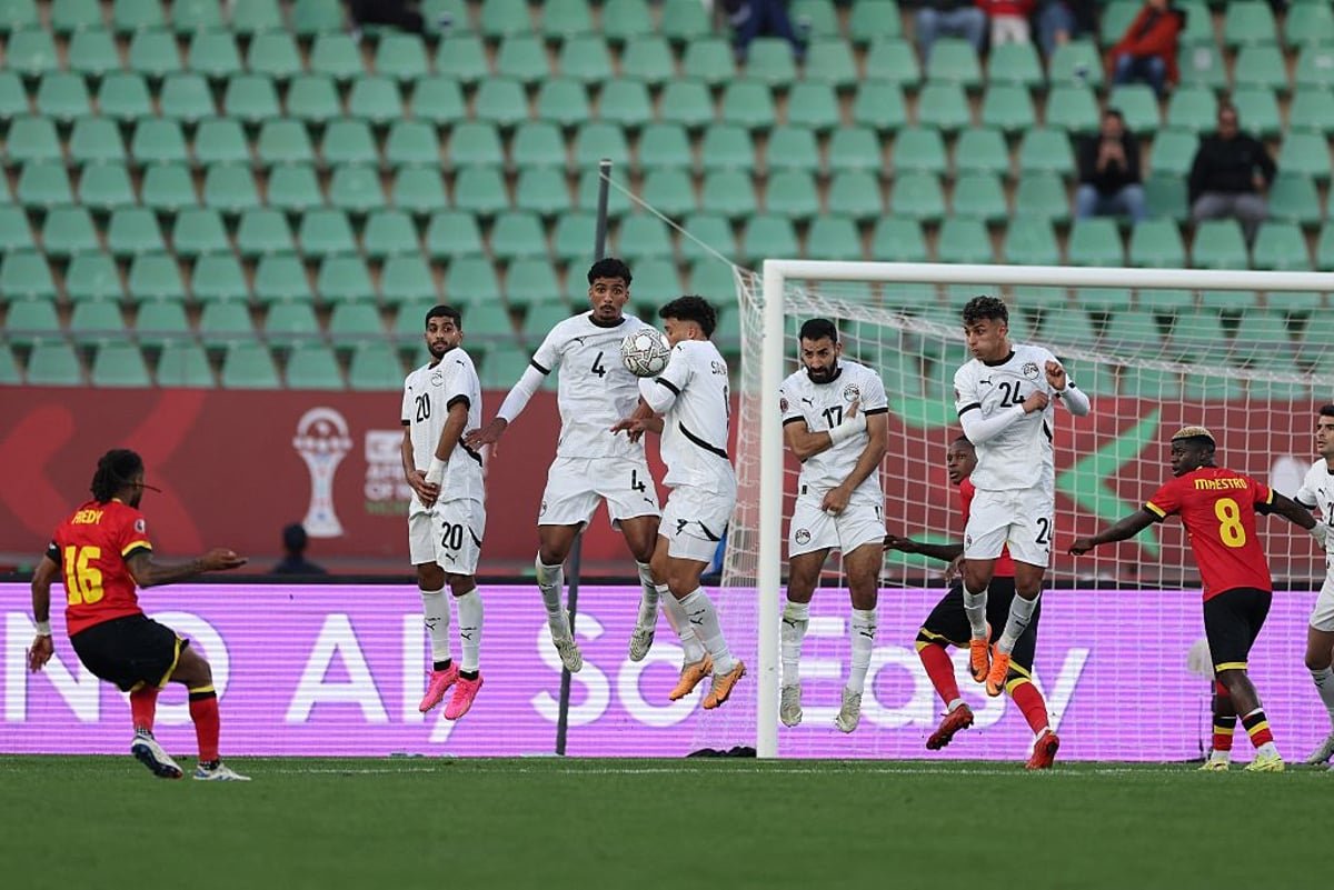 Egypt players celebrating AFCON progress