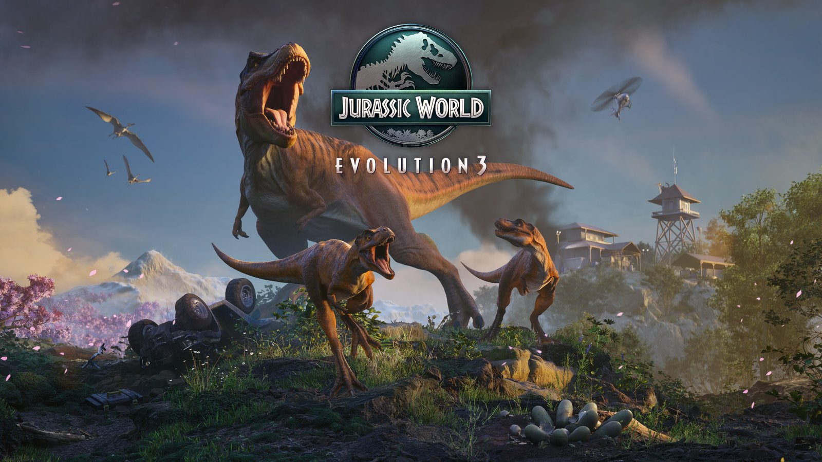 A group of friends playing XBOX Game Pass titles on a TV, with a focus on the UK gaming community and the new lineup of games for May 2026, including Luna Abyss and Jurassic World Evolution 3