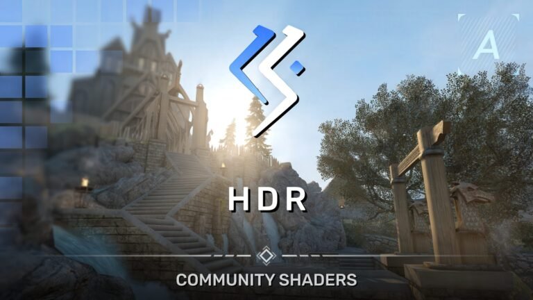 A screenshot of Skyrim with true HDR support, showcasing improved brightness peaks and colour accuracy, highlighting the game's enhanced visual fidelity