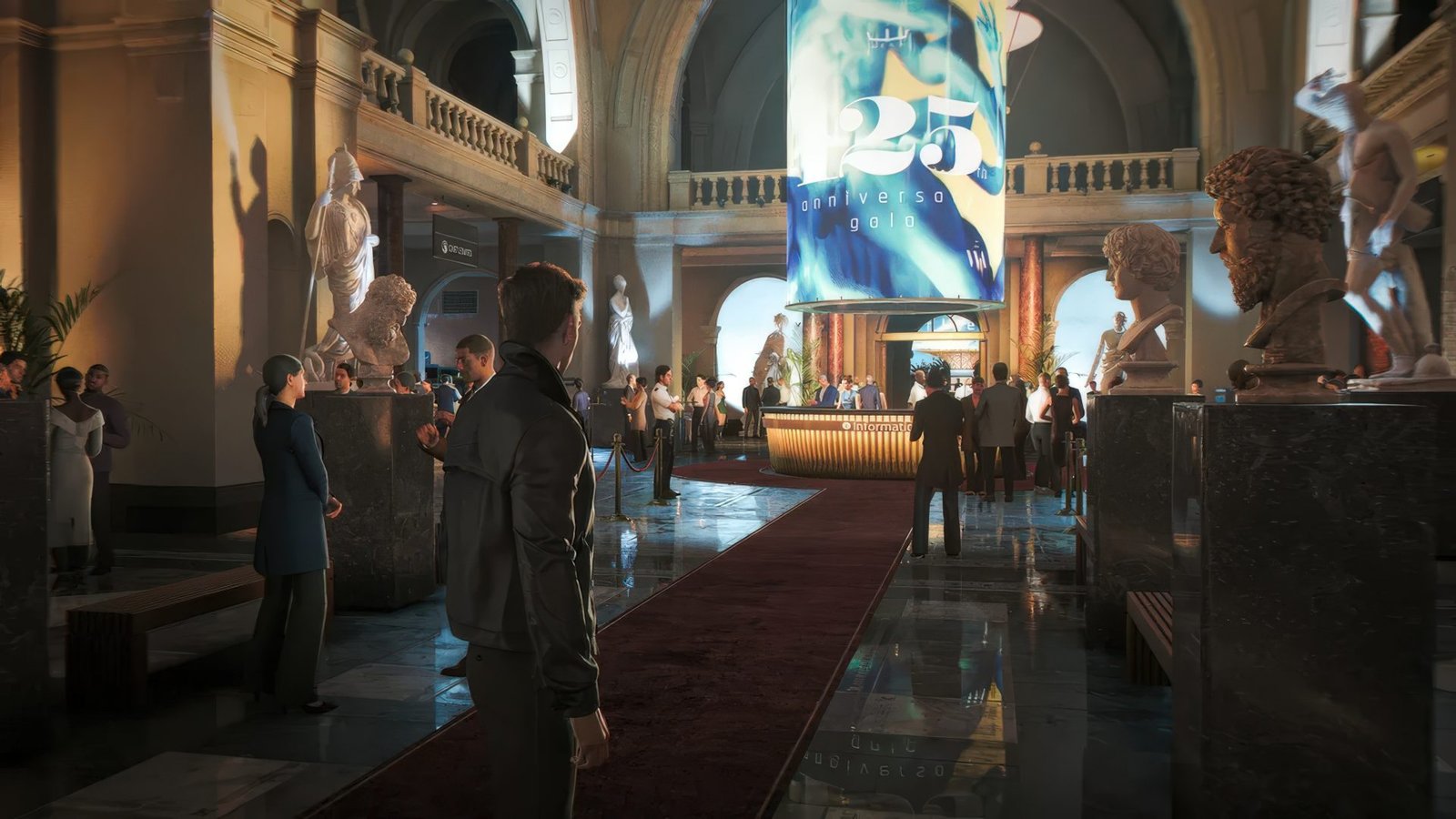 A screenshot of 007 First Light showcasing the impressive visuals made possible by PSSR 2.0 on the PS5 Pro, with a secret agent in the midst of a high-stakes mission, highlighting the primary keyword phrase PSSR 2.0