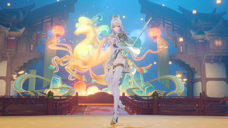Genshin Impact gameplay screenshot with characters and landscapes, showcasing the game's stunning visuals and engaging gameplay, set to arrive on Nintendo Switch 2 in the UK