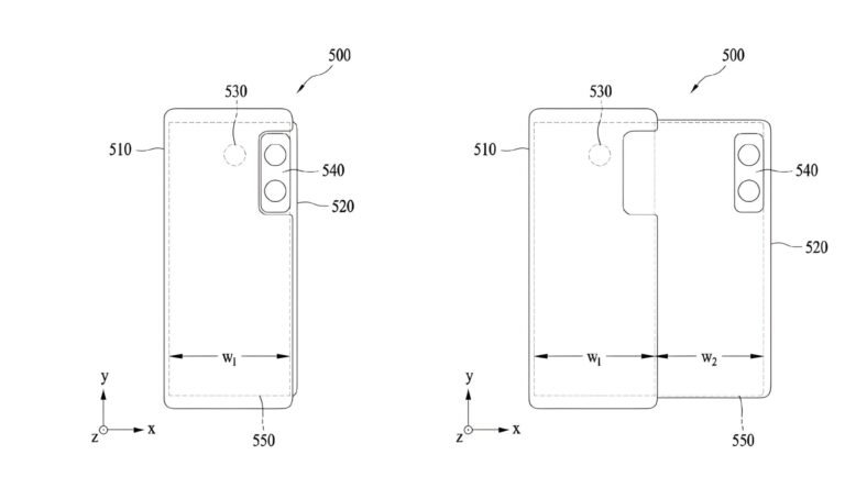 Samsung Galaxy Z Roll featured image, showcasing the device's unique lateral-rolling display and advanced camera system, with a focus on innovative mobile technology in the UK