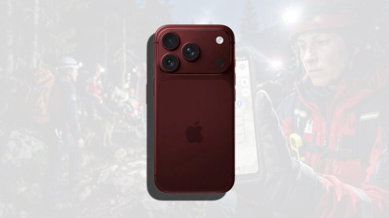 Apple iPhone 18 Pro featuring Emergency SOS via satellite, a life-saving feature that's set to transform the way we think about smartphones, with a blue and white colour scheme and a sleek design, showcasing the device's capabilities in emergency situations
