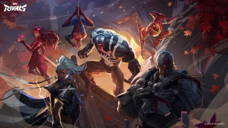 A group of Marvel Rivals players competing in a tournament, with a focus on fair play and sportsmanship, in the UK