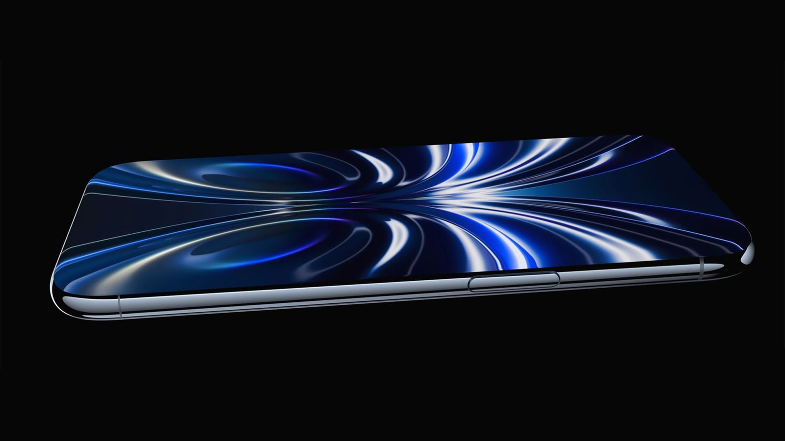 The iPhone 20 features a stunning quad-curved display, flowing seamlessly to the edges, with a durable aluminium body, showcasing Apple's innovative design and commitment to quality, with the UK release anticipated to be a major success