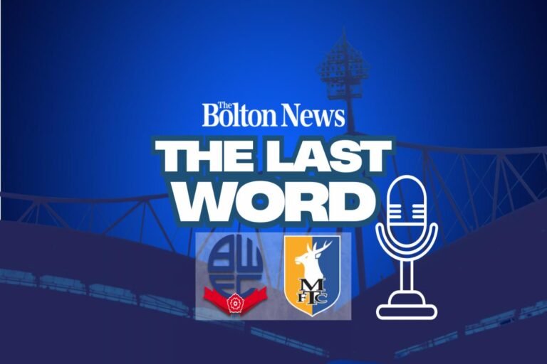 Bolton Wanderers in action against Mansfield Town