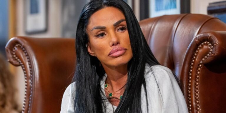 Katie Price and Lee Andrews, a British celebrity couple, pose together in a happy moment, smiling and embracing each other, with a bright colour background, symbolising their love and commitment to each other, as they navigate the challenges of their relationship and celebrate the news of Lee's safe return