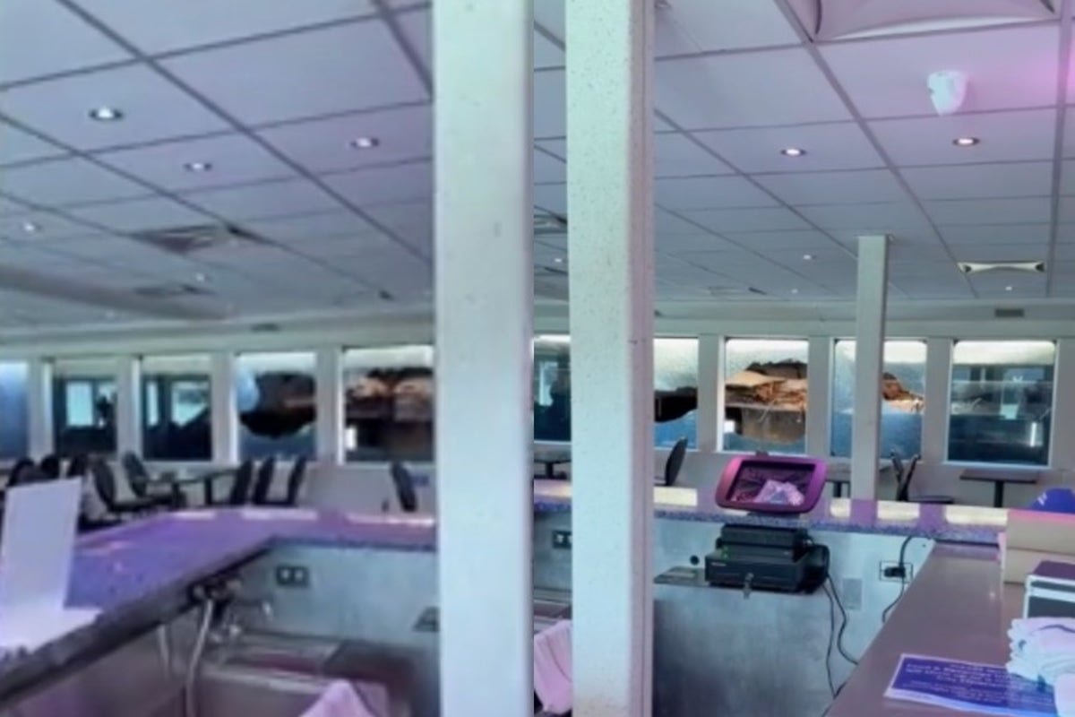 A ferry crashed into the pier at Alcatraz Island, causing damage and disruption. The primary keyword is ferry crash, which describes the incident in which a vessel collided with the pier, leaving passengers shaken and windows shattered