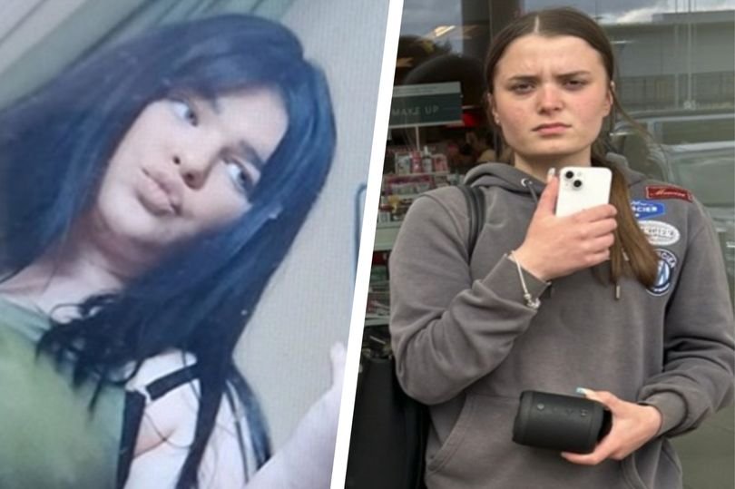 Photo of two teenage girls, aged 14 and 16, who are missing and believed to be travelling together, with a description of their clothing and last known location, as part of a nationwide search effort in the UK