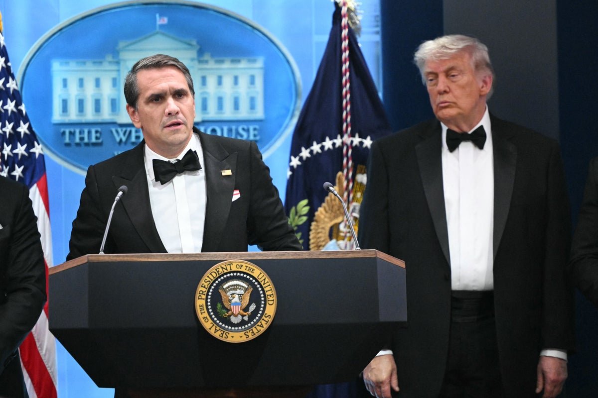 Acting AG Todd Blanche speaking about Trump's possible prison sentence, with a serious expression, highlighting the gravity of the situation and the potential consequences for the former President, as the nation prepares for the 2024 election