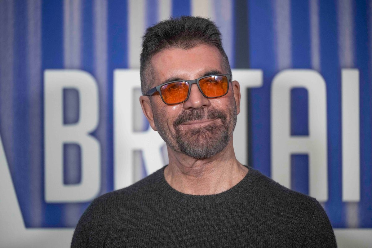 Simon Cowell standing on the Britain's Got Talent stage, with a shocked expression, as he reveals the contestant who did more good for the show than any other, with a red carpet and audience in the background, showcasing the excitement and entertainment of the popular TV programme