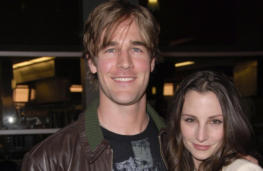 James Van Der Beek watches over his ex-wife as she remarries, displaying admirable behaviour and dignity in a heartwarming display of love and respect, with a beautiful colour palette and joyful atmosphere