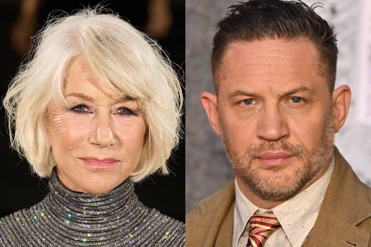 Helen Mirren and Tom Hardy on the set of MobLand, with a focus on the controversy surrounding Hardy's on-set behaviour and its impact on the film industry