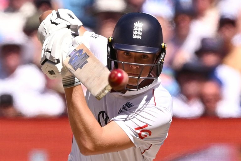 Jacob Bethell in action for England cricket